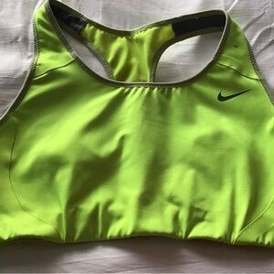 Nike Dri-Fit Sports Bra | Size Medium | Color Lime Green